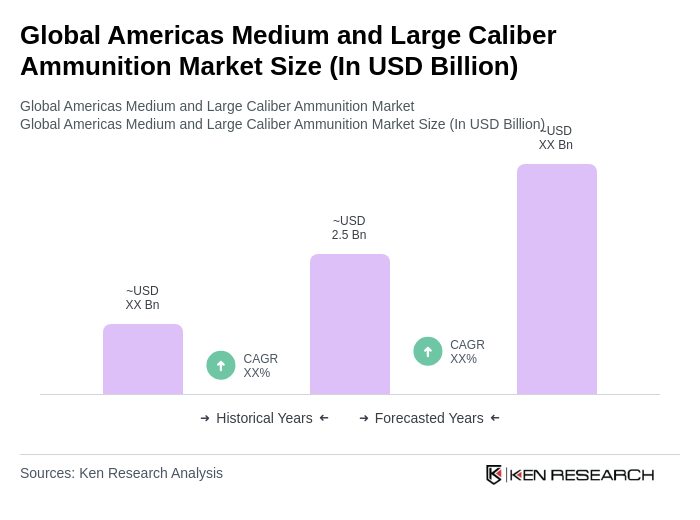 Global Americas Medium and Large Caliber Ammunition Market Size Global Americas Medium and Large Caliber Ammunition Market Size